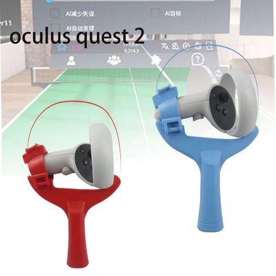من أجل ملحقات ألعاب Oculus Quest 2 VR المتكاملة ، مقبض تحكم باللمس ، قبضة مضرب تنس الطاولة في أزواج