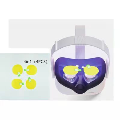 2021 جديد 4in1 (4 قطعة) TPU VR شاشة واقية فيلم عدسة الكاميرا فيلم ل Oculus Quest 2 VR خوذة المضادة للخدش عدسة واقية
