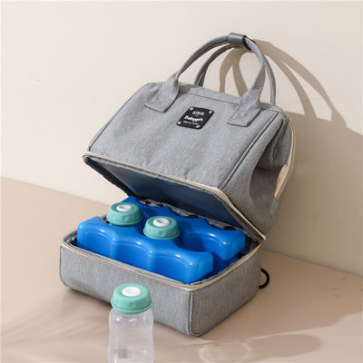 تصميم جديد حقيبة حفاضات مقاومة للماء سعة كبيرة حقيبة سفر للأم متعددة الوظائف حقائب عربة للأم والطفل