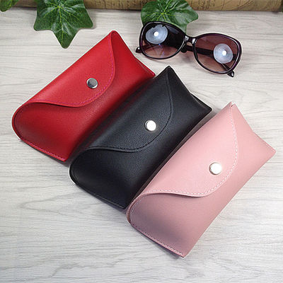 الملونة بو الجلود حالات النظارات غطاء لحقيبة النظارات الشمسية النسائية