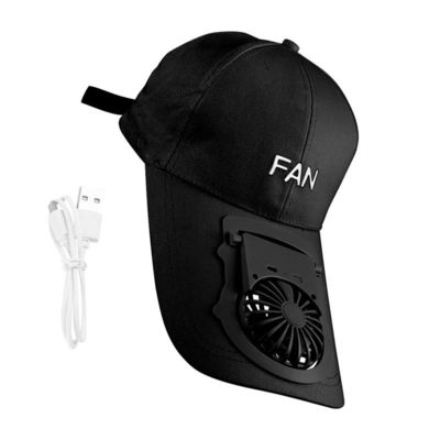 سعر الجملة المحمولة USB شحن مروحة قبعة للجنسين قابل للتعديل الصيف الرياضة قبعات البيسبول الأشعة فوق البنفسجية حماية أقنعة مروحة تبريد صغيرة