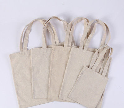 الأمازون الساخنة ببساطة تصميم حقيبة حمل من القطن الطبيعي خفيفة الوزن قابلة لإعادة الاستخدام أكياس قماش تسوق البقالة مناسبة DIY ، هدية