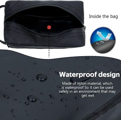 حقيبة أدوات الزينة للرجال حقيبة حلاقة رجالي مقاومة للماء للسفر طقم Dopp للسفر