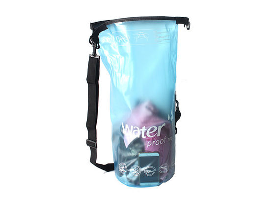 حقيبة جافة PVC خارجية مع أحزمة كتف حقائب تخزين مقاومة للماء للتخييم