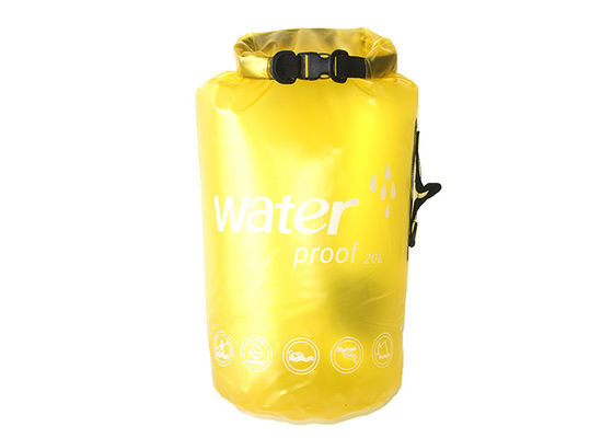 حقيبة جافة PVC خارجية مع أحزمة كتف حقائب تخزين مقاومة للماء للتخييم