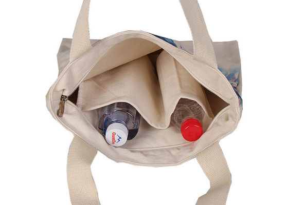 تسوق ترويجي أنيق حقائب قماش ايكو حمل حقيبة مع زيبر